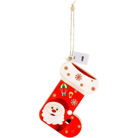 GRNSHTS Christmas Decoration Hanging Ornaments LED Lights Battery Xmas Tree Decor (Style-D)