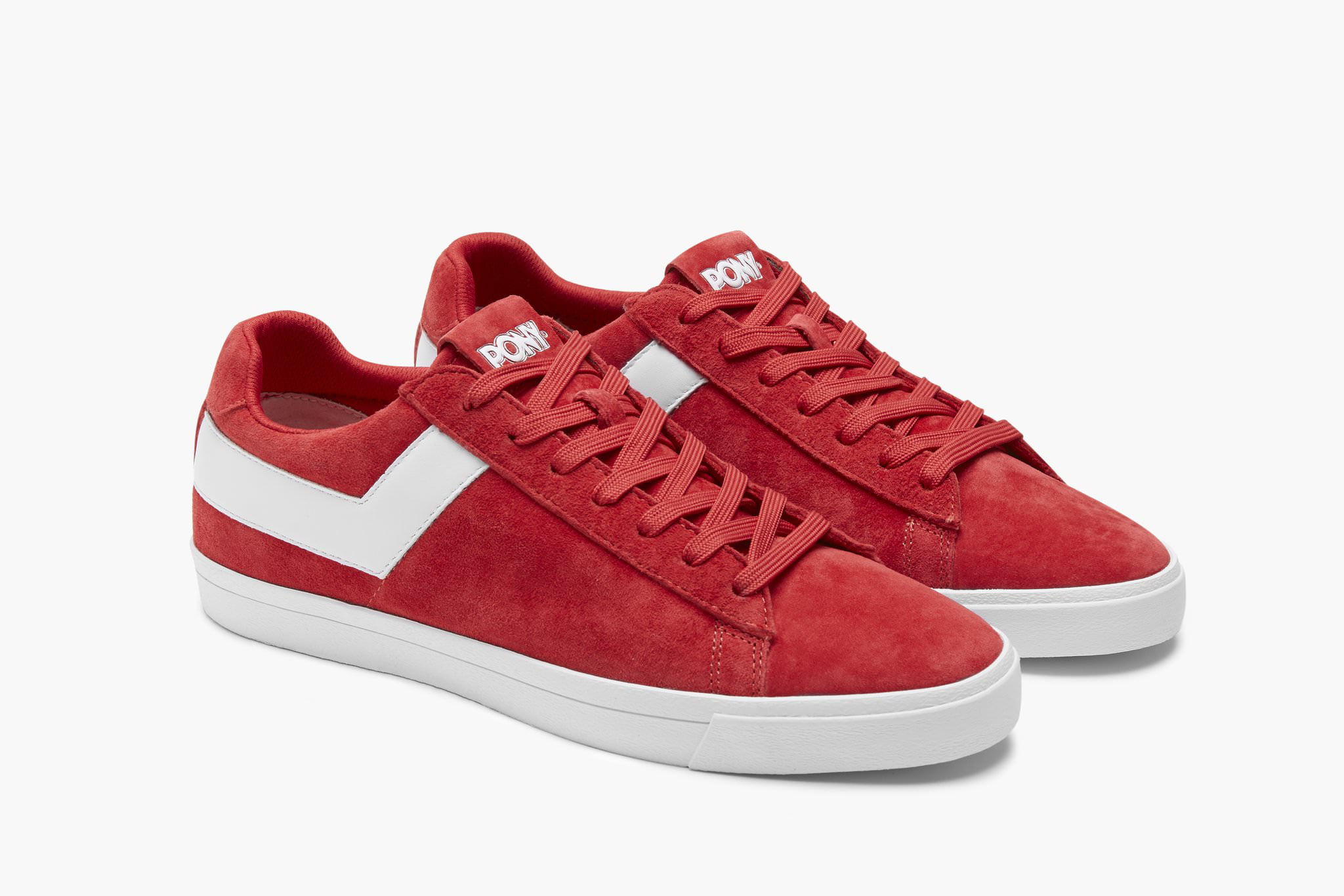 Pony TOP STAR LO CORE Womens Suede Red 