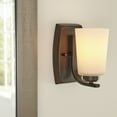 thumbnail image 3 of 4128901-710-Generation Lighting-Sea Gull Lighting-Franport-100W One Light Wall Sconce-Bronze Finish-Incandescent Lamping Type, 3 of 4