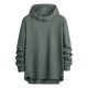thumbnail image 2 of pstuiky hombres de manga larga, Sudadera con capucha y manga larga de color liso para hombre camisetas de hombre l, 2 of 4