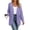 Purple, variant on Enjoytime Cardigan for Women Long Sleeve Open Front Knit Coat Fall Trendy Soft Casual Outerwear with Pockets