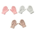 thumbnail image 1 of Manoplas de invierno para niños pequeños, guantes de punto suaves multicolores, manoplas gruesas de protección contra el frío 919, 1 of 5
