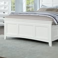 thumbnail image 5 of Furniture of America Senoma Kids Solid Wood Full Platform Bed, White, 5 of 6