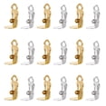 thumbnail image 1 of Durable Earring Making Supplies 80pcs Clipon Ear Clip Base Metal Assorted Color for DIY Projects, 1 of 8