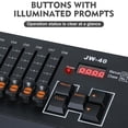 thumbnail image 4 of SDFGTstore Portable DMX512 Control Board 8 Smooth Fader 50 Step Effects Battery Power Type C Charging for Nightclub Event Use, 4 of 10
