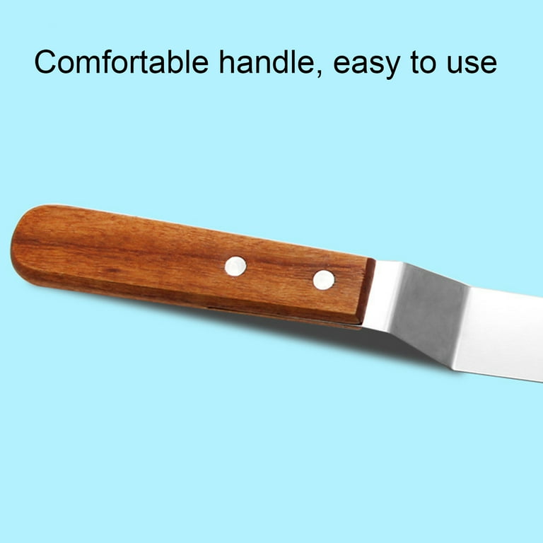 Wooden Handle Cake Pastry Spatula Silicone Chocolate Cream Pizza Scraper  Mixer Butter Bread Spreader Kitchen Food