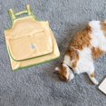 thumbnail image 1 of Delantal para sujetar gatos Yinane tipo chaleco saco de dormir para gatitos amarillo, 1 of 8
