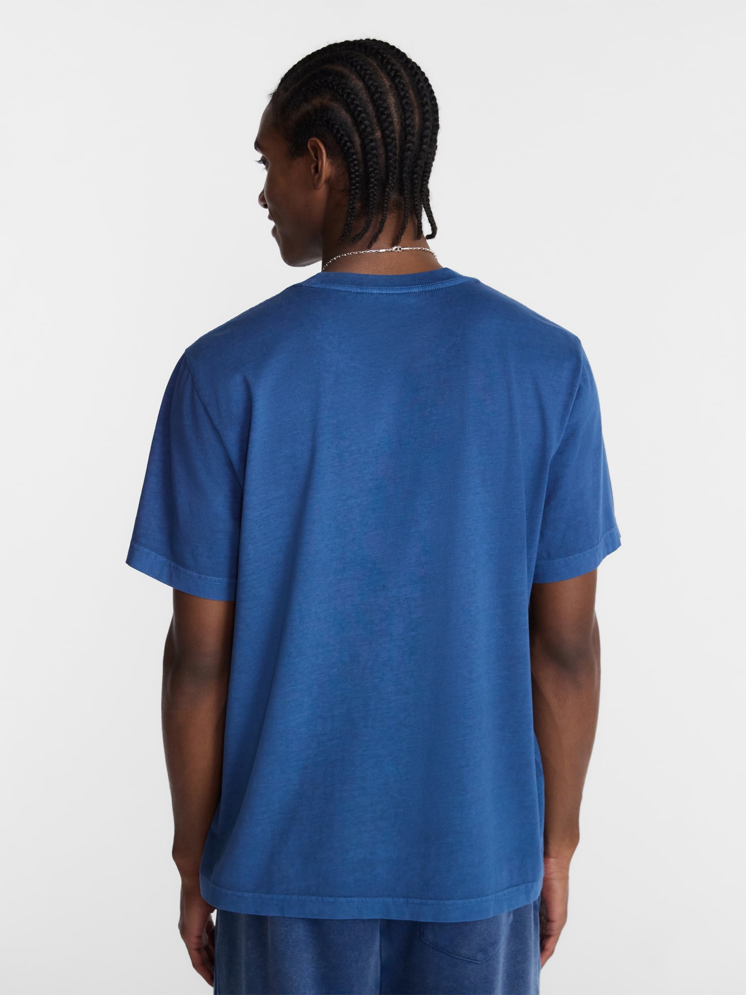 No Boundaries Standard Fit Cotton Tee with Short Sleeves, Men's and Big Men's XS-5XL