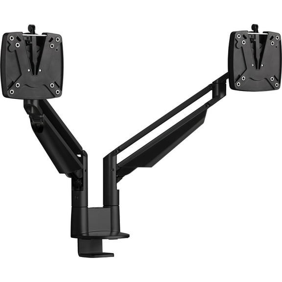 Novus CLU Duo Monitor Arm Set, Easy Alignment for Side-By-Side Viewing, 3-in-1 Mount, Fast Installation, Black
