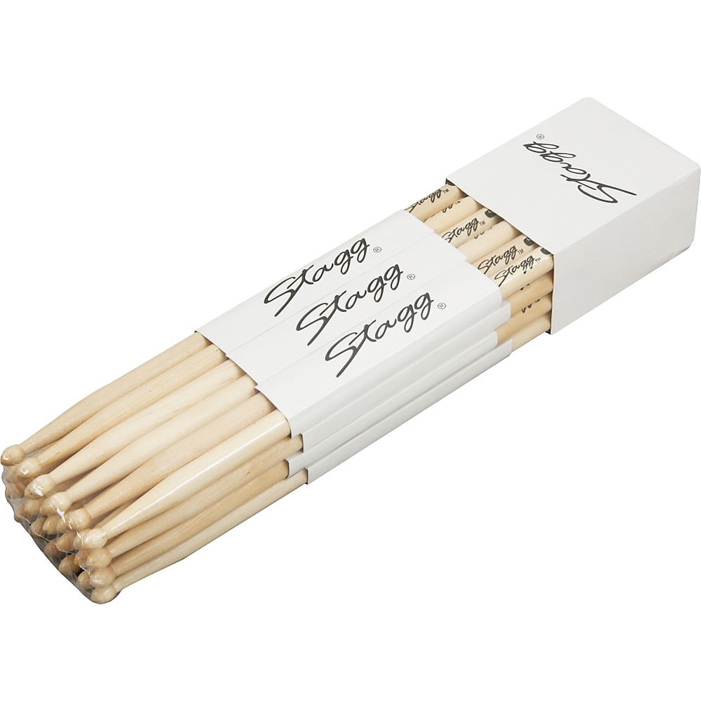 Stagg Birch Drum Sticks 12-Pair 5A