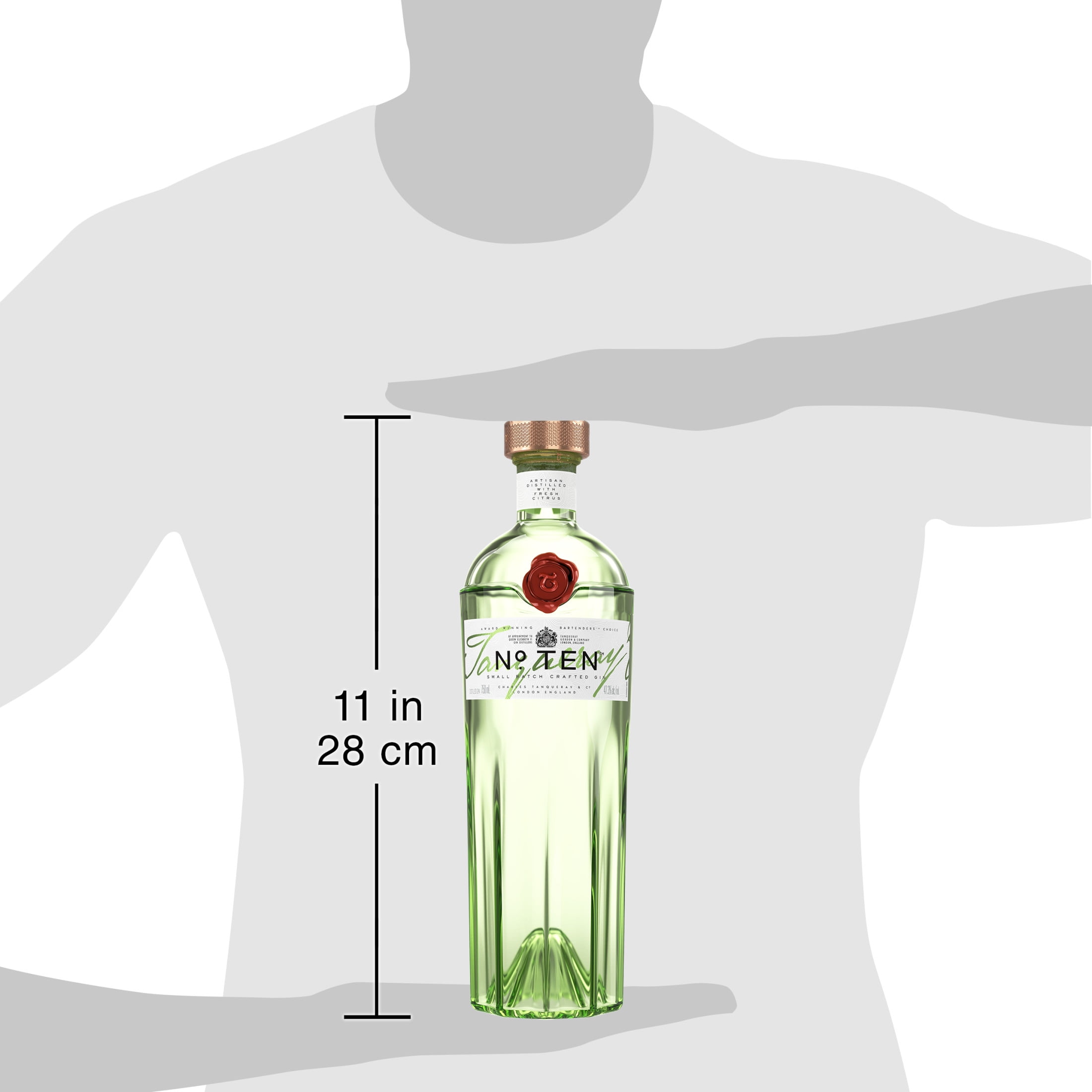 Tanqueray No. TEN Gin, 750 mL, 47% ABV - Walmart.com