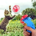 thumbnail image 2 of 2 Sets of Flying Disc Saucer Launcher Cat Fetch Toy Flying Propellers Interactive Exercising Toy Random Style, 2 of 5