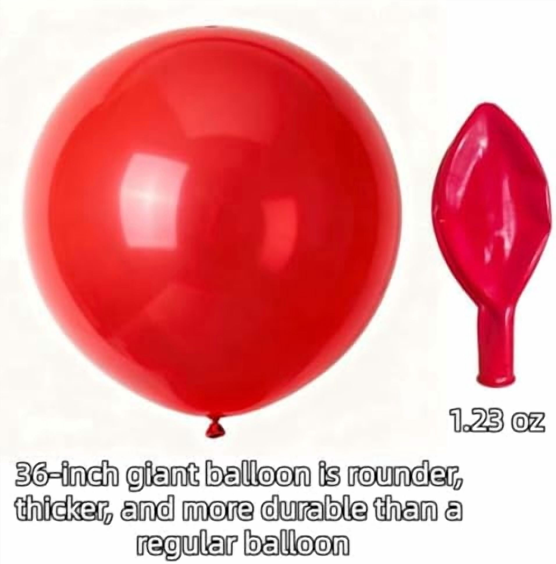 60 Pack Giant Round Balloons 36 Inch 20 Kinds Colors Latex Colorful Party Big Balloon Bulk for Various Party Events Decorations