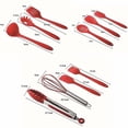 thumbnail image 2 of 10-piece Kitchen Baking Non-stick Silicone Cookware Set (green), 2 of 3