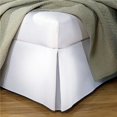 thumbnail image 1 of Fresh Ideas FRE20114WHIT05 Poplin Tailored Bed Skirt  White - Cal King, 1 of 1