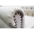 thumbnail image 3 of Bowery Hill Contemporary Fabric Upholstered Living Arm Chair in Beige, 3 of 3