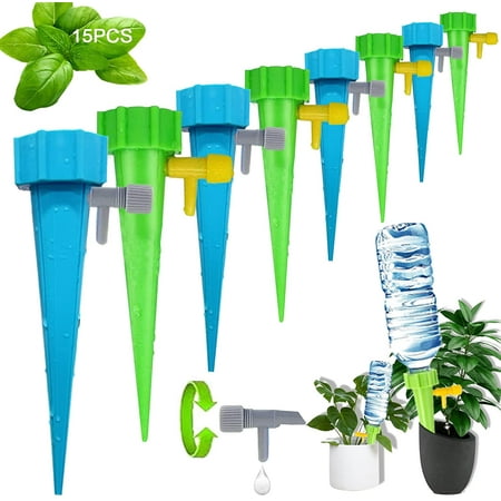 YDJKET Drip Irrigation Kit, 15 Pcs Automatic Plant Sprinklers, Drip ...