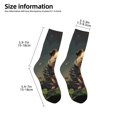 thumbnail image 2 of Rocae Lotus Leaf Starry Sky Guinea Pig for Girls Boys Crew Socks,Children's Socks, Kids Socks, Toddler Socks: Daily Wear with Kids School Uniform, 2 of 5