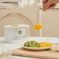 thumbnail image 4 of A Push Type Disposable Fruit Fork Box Container Large Capacity Storage Reusable Cake Dessert Pick 50 Forks Included Color A, 4 of 7