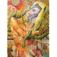 thumbnail image 2 of Stevenson, Graeme 11x14 Black Ornate Wood Framed with Double Matting Museum Art Print Titled - Od To Klimt, 2 of 4