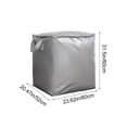 thumbnail image 3 of Bolsa de Almacenamiento Resistente con Asas Reforzadas, Bolsas de Mudanza Extra Grandes para Ropa, Juguetes, Decoraciones Navideñas, Bolsa Organizadora con Cremallera Doble, 60x52x50cm, 3 of 8