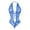 Blue, variant on Ropa Interior Mujer New Plus Size Lace Jumpsuit Pajamas Pajama Set for Women 1 PC