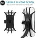 thumbnail image 3 of Universal Bike Phone Holder Bicycle Mobile Cellphone Holder Motorcycle Handlebar Bracket For iPhone Samsung Xiaomi GPS Device-2025, 3 of 5
