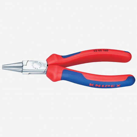 UPC: 0843221004217 | Knipex 6.3  Round Nose Pliers – Chrome MultiGrip