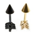 thumbnail image 1 of Ear Cartilage Piercing Barbell 16 Gauge Helix, Rook, Daith Jewelry Stud Arrow, 1 of 6