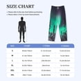 thumbnail image 4 of Kdxio Northern Lights 2 Pattern Men's Pajama Pants, Elastic Waist with Drawstring and Pockets, Comfortable Loungewear-3X-Large, 4 of 6