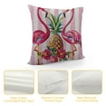 thumbnail image 4 of Nawypu Farmhouse Decorative Outdoor Throw Pillow Covers for Couch Sofa Bed Summer Tropical Pattern with Flamingo and Pineapple Pillow Cover Decor Pillow Case, 4 of 5