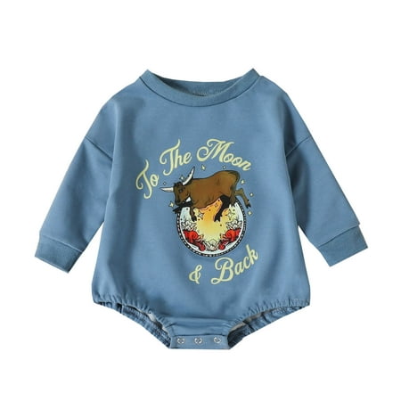 

KI-8jcuD Cold Weather Gear For Babies Toddler Kids Baby Girl Boy Clothes Sweatshirt Pullover Cow Printed Long Sleeve Romper Fall Winter Outfits Going Home Outfit Baby Boy Baby Hooded Romper Baby Sna