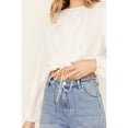 thumbnail image 3 of Talisman Women's Harmony Long Sleeve Blouse White Medium  US, 3 of 4