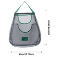 thumbnail image 3 of TIELUTT Kitchen Storage Bag Portable Hollowed Out Mesh Tote Storage Bags Reusable Containers with Lids Small Container Bag Clips for Food Storage Freezer Meal Bag Holder Containers for Food Storage w, 3 of 4