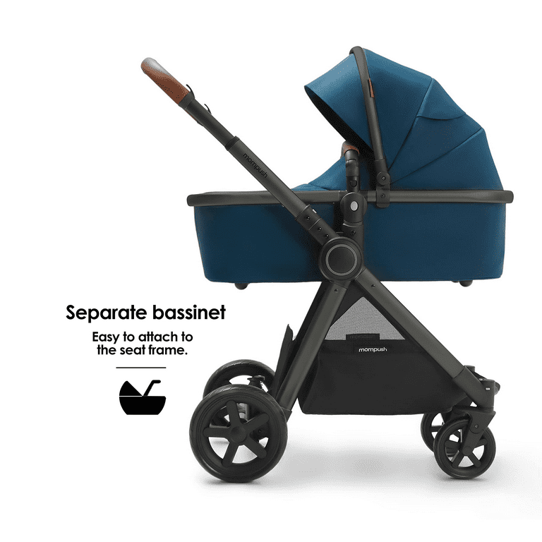 Mompush Ultimate2 Newborn to Toddler Stroller with Bassinet