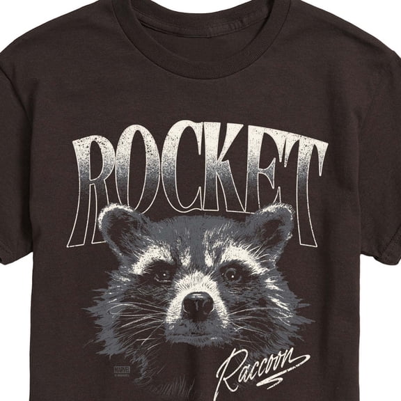 Guardians Of The Galaxy - Rocket Face - Men's Short Sleeve Graphic T-Shirt