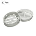 thumbnail image 3 of Uxcell 10Pcs 50mm/2in Air Vents Round Soffit Vents, Light Grey Soffit Vent Cover for Bathroom, 3 of 5