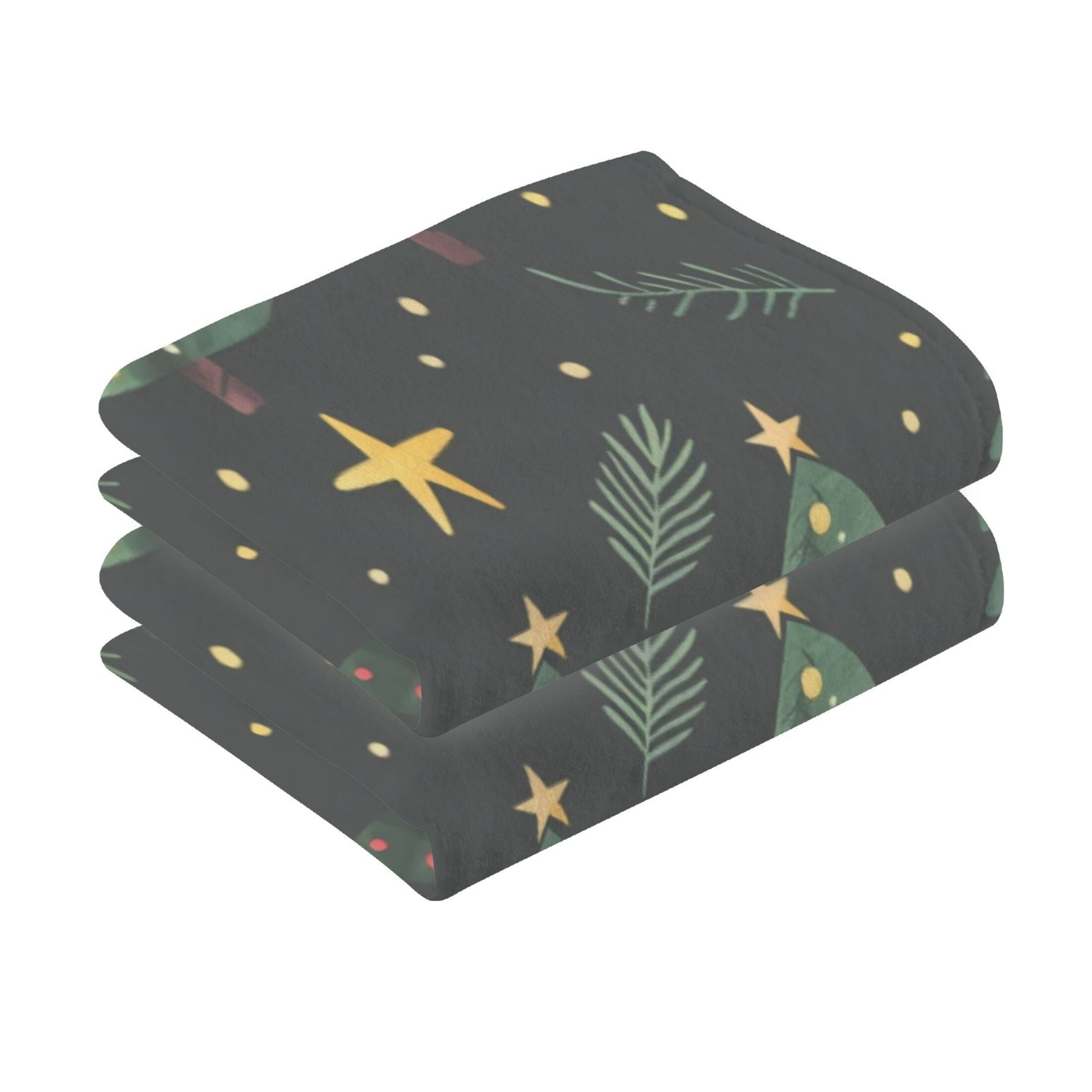 Cotton Towel Two-Piece 16x28 Inch One Sizex2 Face Towel Set Towel Set Cotton Hand Bath Towel Bathroom Beach Christmas Tree
