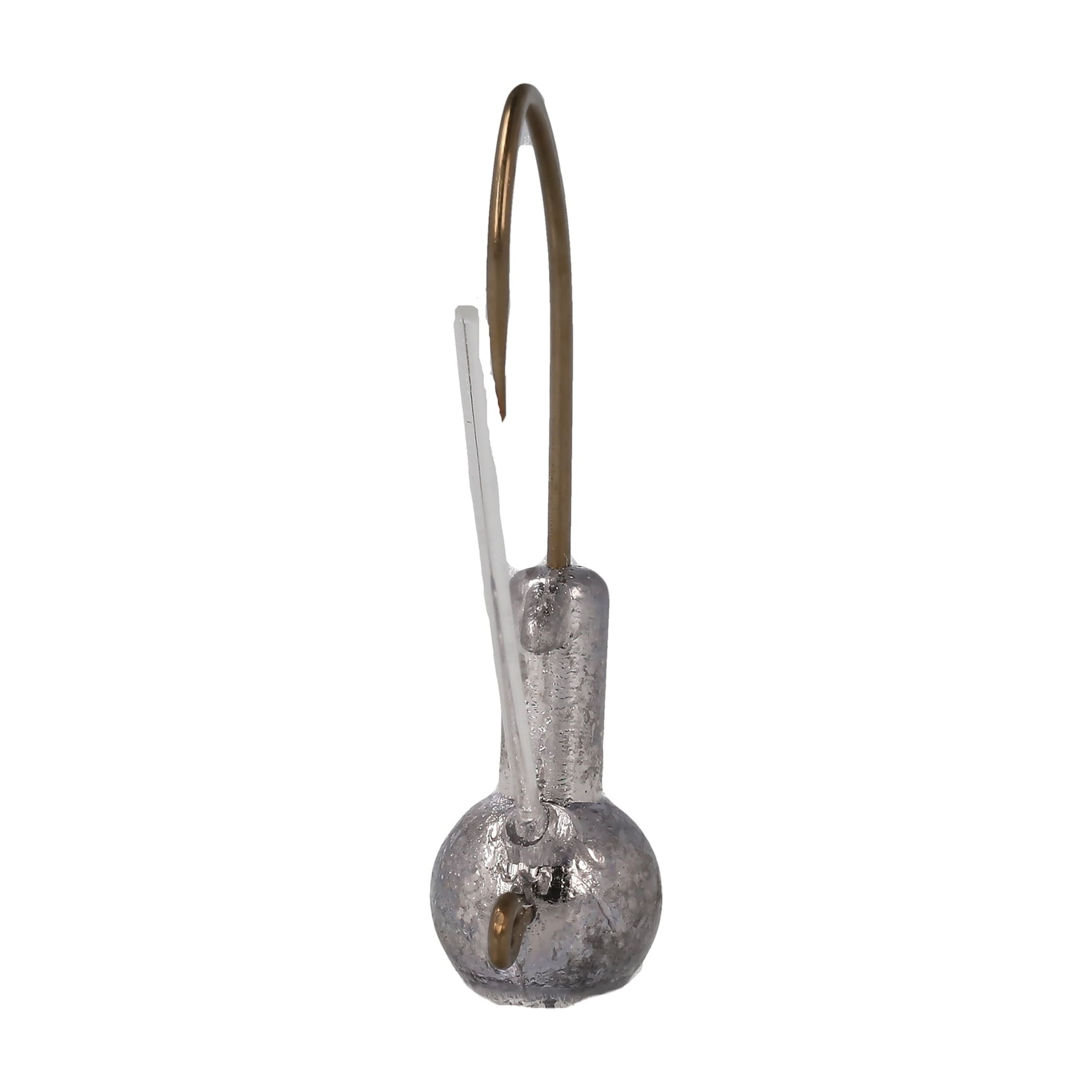 Eagle Claw Weedless Pro-V Ball Head Jig 1/8 oz Unpainted