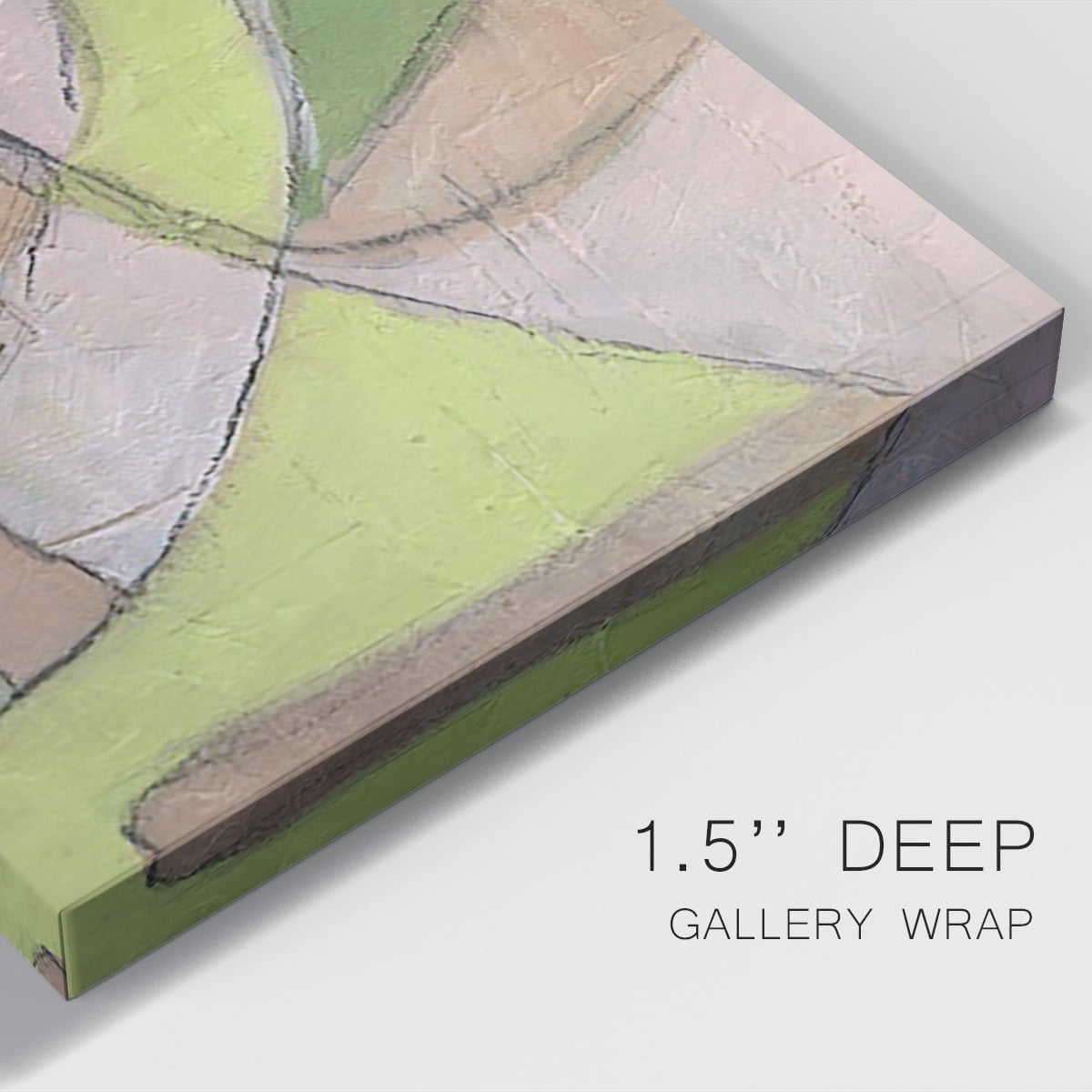 Many Layers II Premium Gallery Wrapped Canvas - Ready to Hang