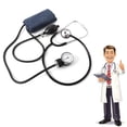 thumbnail image 1 of Monitor Doctor sangre estetoscopio Manual uso de brazalete salud medida sistólica hogar dispositivo presión diastólica esfigmomanómetro ANGGREK GE1017, 1 of 1