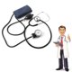 thumbnail image 1 of Monitor médico, estetoscopio sanguíneo, manguito Manual, medida de salud, dispositivo doméstico sistólico, esfigmomanómetro diastólico de presión, 1 of 5
