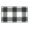 thumbnail image 5 of My Magic Carpet Machine Washable Buffalo Plaid Black and White 3x5 Area Rug - Non-Slip Indoor Rugs for Bedroom, Kitchen, 5 of 5