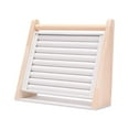 thumbnail image 4 of Rings Display Stand Tray Vertical Holder for Studs Jewelry Organizer Dresser Black, 4 of 10