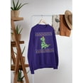 thumbnail image 5 of Big Tree Rex T Rex Mens Sweatshirt, 5 of 6
