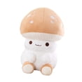 thumbnail image 1 of Muñeco de peluche de peluche de champiñones suave, adorno, accesorios de fotos, decoración hecha a mano compañero de juguete para bebés para favores, 1 of 8