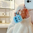 thumbnail image 5 of For AirPods 3rd Gen 2021/1/2/Pro 2 case，Shockproof Funny expression Soft TPU Case Cover With Ring, 5 of 5