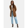 thumbnail image 2 of Time and Tru Women’s Longline Button Front Cardigan Sweater, Lightweight, Sizes XS-XXXL, 2 of 5