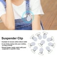 thumbnail image 2 of WALFRONT 10Pcs 25mm Durable Round Suspender Braces Pacifier Strap Holder Clip DIY Making Supplies , Pacifier Holder Clip, Round Pacifier Clips, 2 of 6
