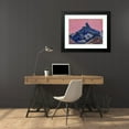thumbnail image 4 of Nicholas Roerich 24x19 Black Modern Framed Museum Art Print Titled - Blue Cliff, 4 of 5